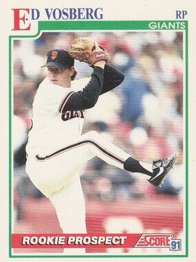 Ed Vosberg - Score 91 Rookie Prospect Baseball Card